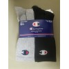 Champion New Champion Mens 6 Pair Multi Color Athletic Crew