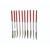 Proops Diamond Needle File Set, 10 Bent Files, Jeweller Jewellery
