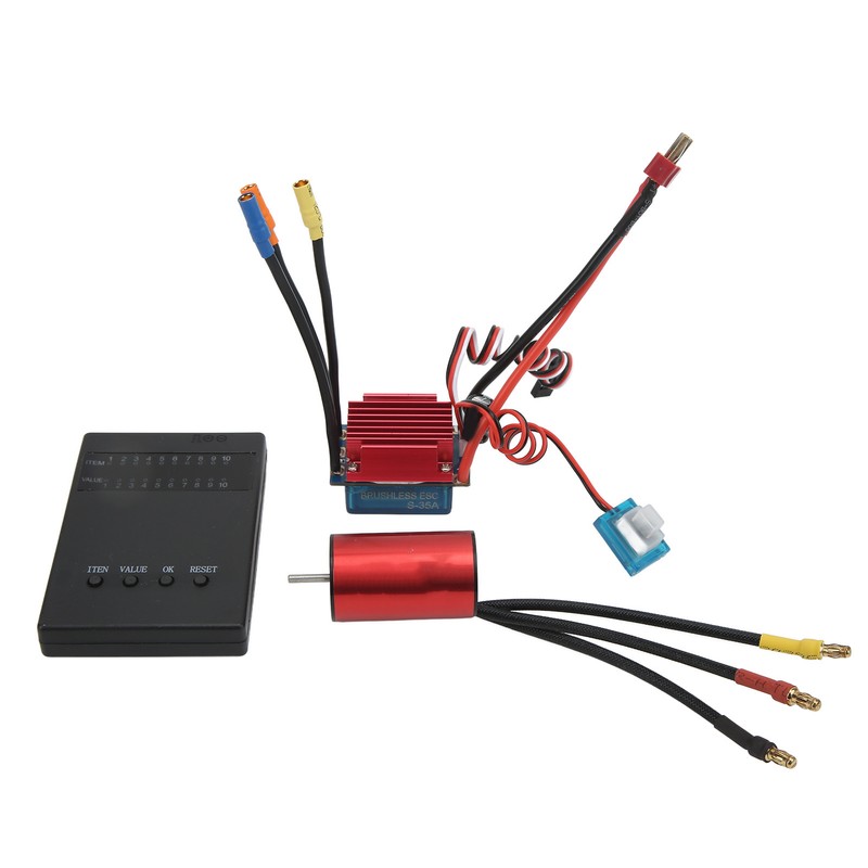 S2440 4000KV Brushless Motor Combo 35A ESC Programming Card Upgrade