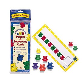 Learning Resources Three Bear Family Pattern Cards, Homeschool, Early Math Skill Learning, Bears Not Included, Ages 3+