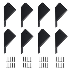 8 Pcs Pergola Brackets, 45-Degree Angle Bracket. Specially for Reinforcing Pergolas and Gazebos. Fits 2" x 4" Lumber. with Drainage Holes Pergola Bracket Kit . Build a Stable Pergola Easily