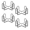 Metal Coaster Holder for Home Wrought Iron Shelf Decoration Set