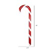 Vickerman 48" Red and White Candy Cane Christmas Ornament