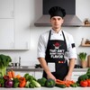 DLTRXMY That's Ain't Burnt That's Flavor,Funny Chef Apron,Funny Aprons for