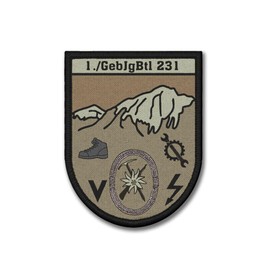Copytec Patch 1 GebJgBtl 231 Mountain Hunter Reichenhall German Army #39889