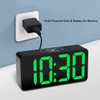 DreamSky Small Digital Alarm Clock for Bedroom, Large Big Numbers