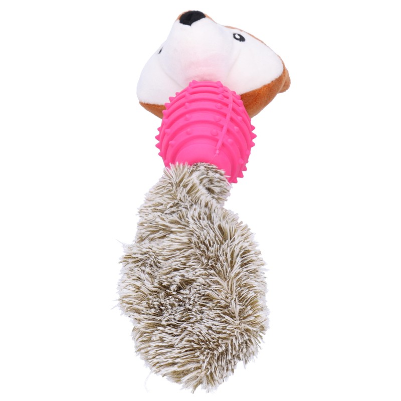 Pet Chew Toys Teeth Cleaning Biting Interactive Training Stuffed Plush