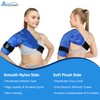 Atsuwell Shoulder Ice Pack Rotator Cuff Cold Compression, Reusable Gel