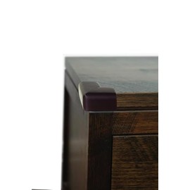 Dreambaby Protectores para Esquinas de Mesas y Muebles, Espuma Suave, Super Resistentes, Ideales para Mesas de Madera, 4 Piezas, Color Café