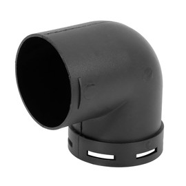 X AUTOHAUX Car Heater Warm Air Duct Pipe Elbow Outlet Connection Plastic 60 mm