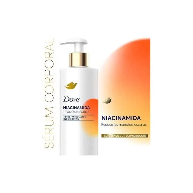 2 Sérum Corporal Niacinamida Dove Tono Uniforme 400ml