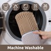 AMOAMI Waffle Bath-Mat, Absorbent Bath Mats for Bathroom Non Slip,