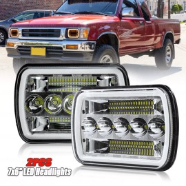 Unbranded For Toyota Pickup 1982-1995 Truck 4Runner 7x6inch LED Headlight DRL Hi-Lo Beam