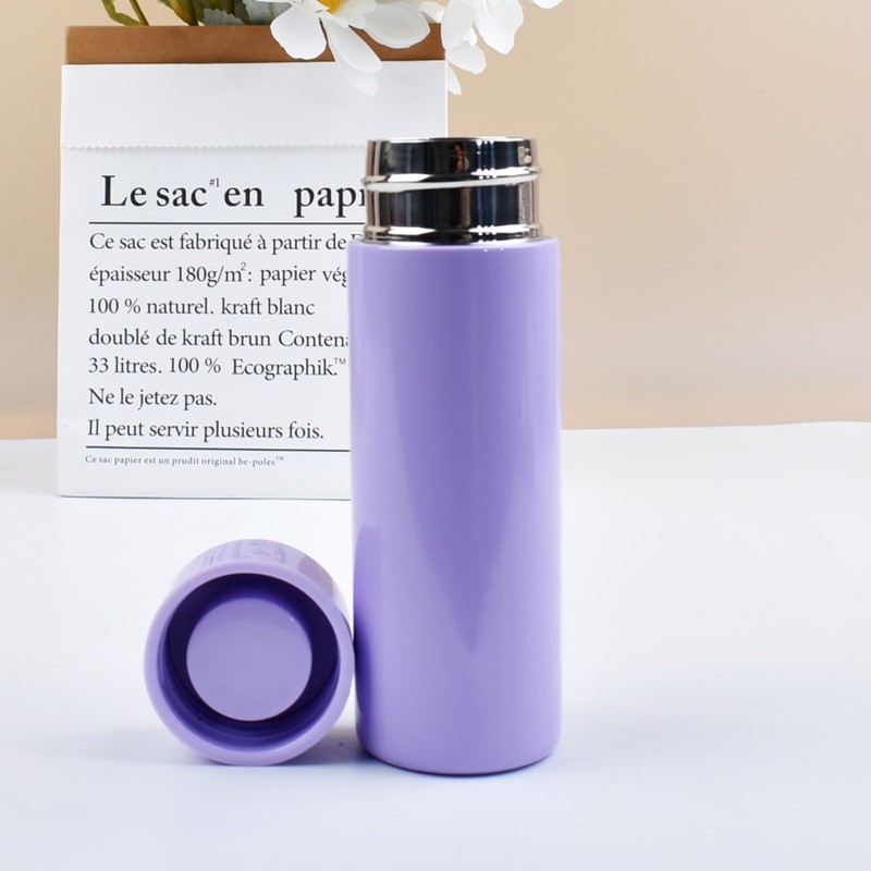 Small Water Bottle 4.4 Fl. Oz Mini Thermos Bottle Portable