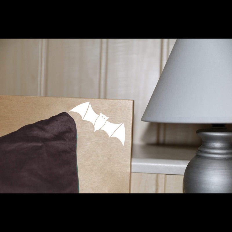 Glow in the Dark Bat Sticker Fluorescent / Phosphorising