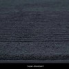 Homescapes Imperial Plain Black Bath Mat 50 x 80 cm