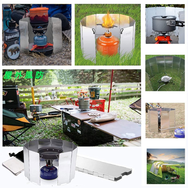 Windscreen, Large Wind Block, Windproof, Reflector, Aluminum, Foldable, Reinforced Version,