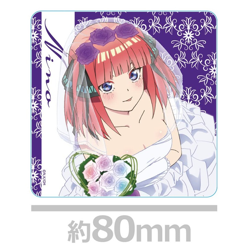"The Quintessential Quintuplets" Acrylic Coaster L [Nino Nakano Wedding Ver.]