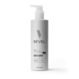 Bevel All Day Body Lotion for Men with Shea Butter and Argan Oil, Lightweight Formula Softens and Smoothes Skin, 16 Oz (Packaging May Vary)