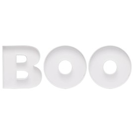 Cartón de cartón, bandeja de comida de caramelo, 12.2 pulgadas, decoración de eventos de fiesta (forma de boo)