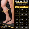 CopperJoint Calf Compression Sleeve for Men & Women, Footless Leg