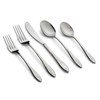 Cambridge 350920P660 Cassis Textured Mirror 20-Piece Flatware Set