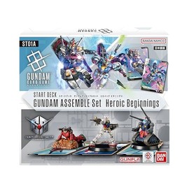 Gundam Card Game Assemble Starter Set - Heroic Beginnings (ST01A) (Japanese) - 50 Cards, 3 Gundam Minis
