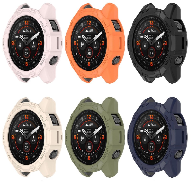 FitTurn [6 Pack] Case for Garmin Fenix 7X pro/Epix Pro