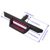 KUAFU Universal Hitch Step w/Led Brake Light Fit 2" Receiver