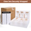 ComSaf 12 Pcs Glass Spice Jars with Lids and Spoons,