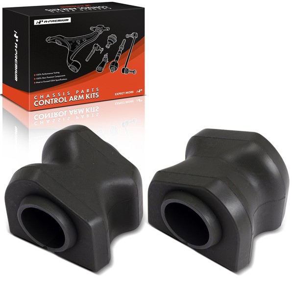 A-Premium 2 x Front Sway Bar Bushing Kit, Compatible with