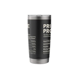 Pringle, Texas Proud Nutrition Facts Stainless Steel Insulated Tumbler