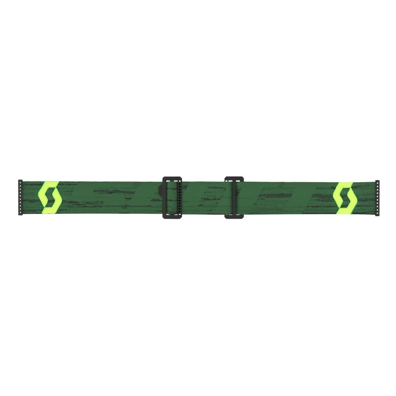 Scott Prospect Chrome Green/Yellow Motocross Goggles (Green/Yellow, One Size)