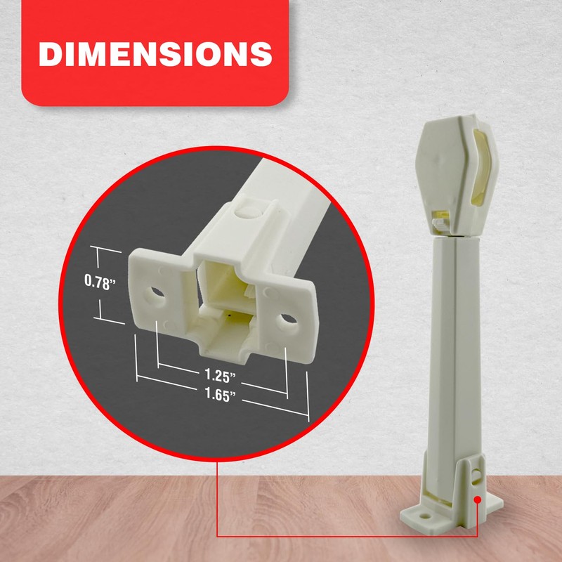 Amazing Drapery Hardware Spring Loaded Cord Tensioner for Cord Loops