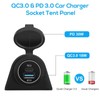 Linkstyle USB Socket Tent Panel, Car Charger Socket with USB