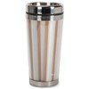 Retirement Blessings Brown Stripes 16 ounce Stainless Steel Insulated Travel