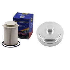iFJF 68157291AA Fuel Filter and 68065612AA Canister Housing Cap Replacement for Ram 6.7L 2011-2024 2500-5500 2010 DODGE RAM 2500 3500 PICKUP DODGE RAM 4000-5000 Diesel Engine Replace FS53000