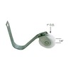 CRL Sliding Screen Door Spring Tension Roller 1" Nylon Wheel
