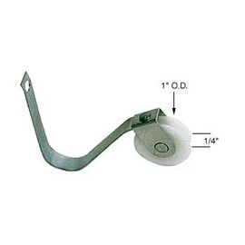 CRL Sliding Screen Door Spring Tension Roller 1" Nylon Wheel - Package