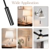 FKLiLEBU 2 Pack Bathroom Light Pull Cord, 150CM Black Metal