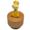 Mini Wooden Animal Rotating Music Box Cute Giraffe Ornament (Toon: