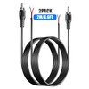 BERLAT RCA to Speaker Wire Adapter, Speaker Bare Wire Cables