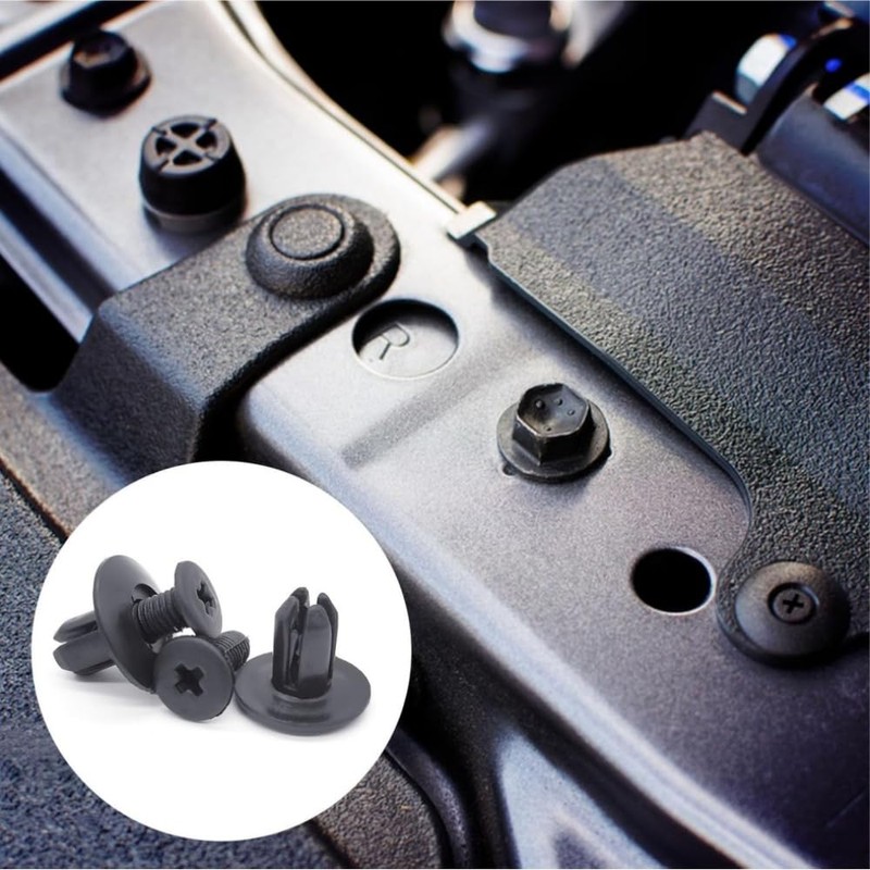 100pcs Car Rivets Car Clips Push Rivets Plastic Rivets Car