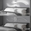 CANEOE Modern Wall Sconce, White Long Strip Led Wall Light