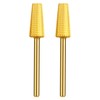 E Files Bits, JCMaster®2pcs Nail Drill Bits Set, 3/32" Universal