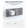 TROND Multi Wall Outlet Extender - Sideways Plug Adapter with