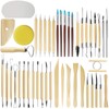46 Pieces Pottery Tool Set Modelling Tool Polymer Clay Tool