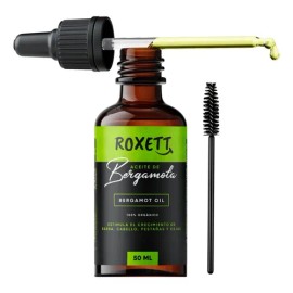 Aceite De Bergamota de Alta Pureza Natural Para Cabello, Barba, Cejas Y Pestañas                                                                      