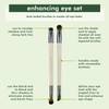 EcoTools Eye Enhancing Duo, Set de 2 Brochas para sombras