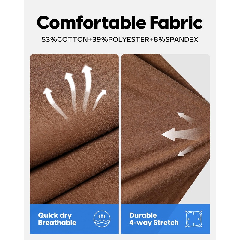 maamgic Men's Swim Trunks with Compression Liner 5.5 inch Beach